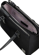Samsonite Essentially Karissa - Borsa a tracolla con 3 scomparti, 34 cm, nero (black) Borse da donna Naty Shop