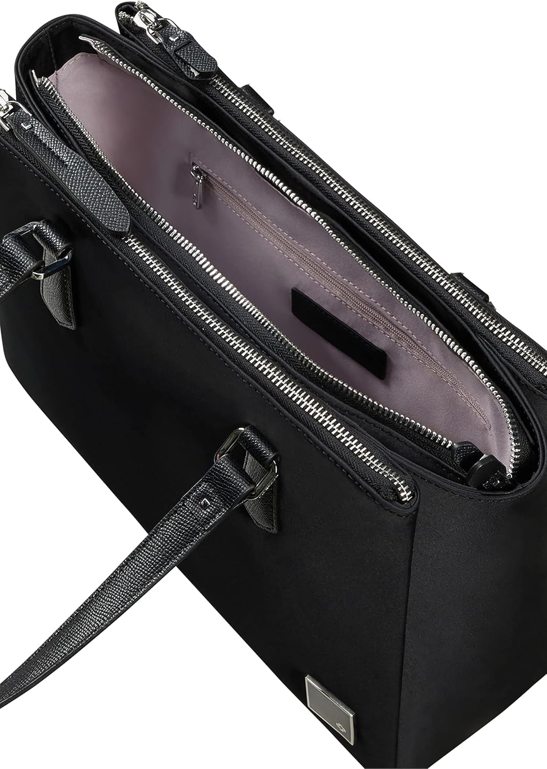 Samsonite Essentially Karissa - Borsa a tracolla con 3 scomparti, 34 cm, nero (black) Borse da donna Naty Shop