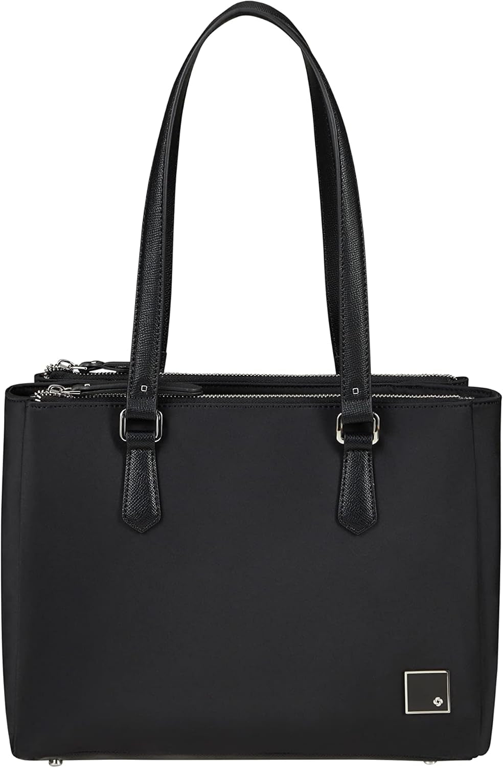 Samsonite Essentially Karissa - Borsa a tracolla con 3 scomparti, 34 cm, nero (black) Borse da donna Naty Shop