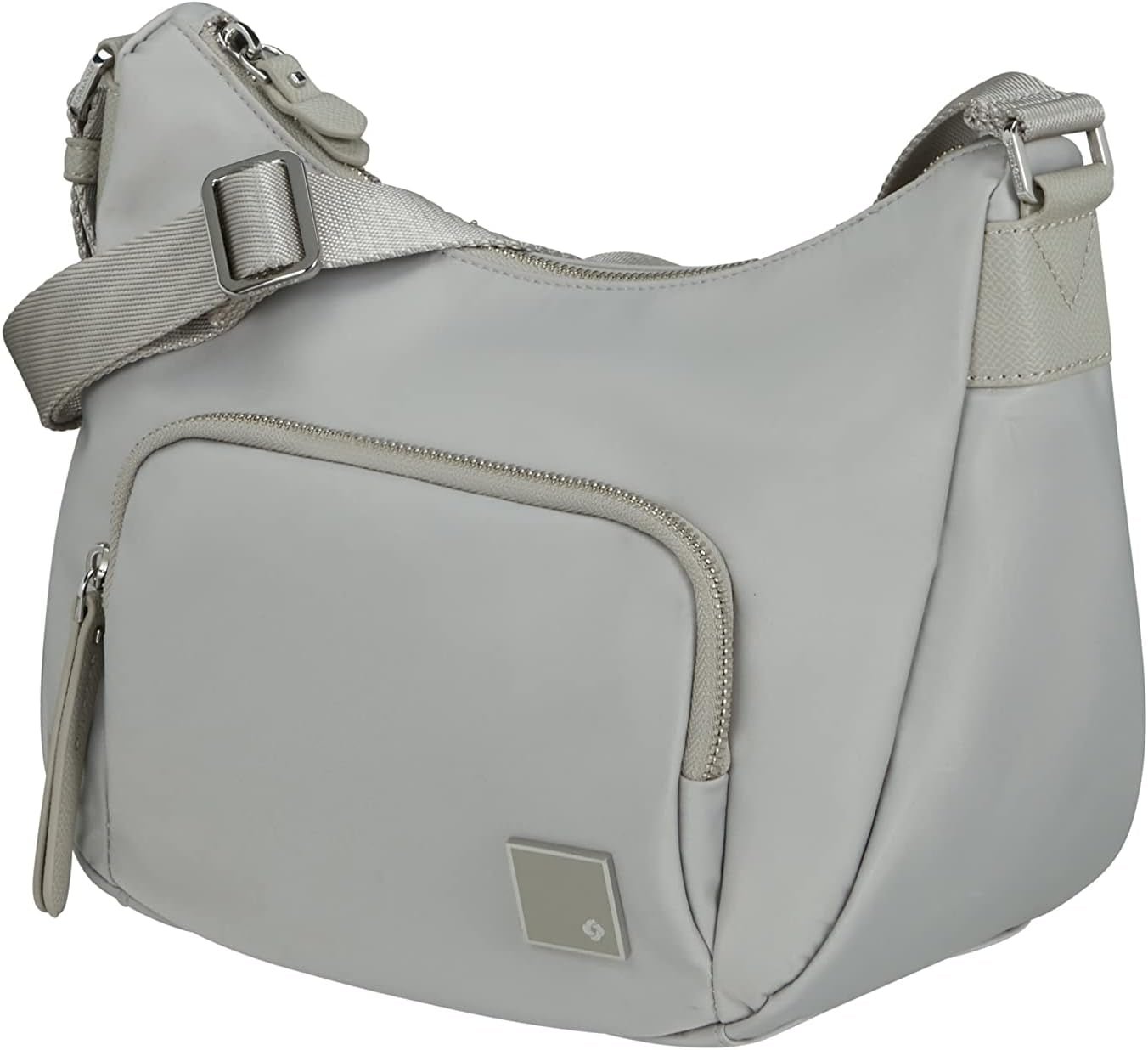 Samsonite Essentially Karissa - Borsa a tracolla M, 36 cm, nero (Black) Borse Donna Naty Shop Grigio (Dove Grey) Borsa a tracolla S