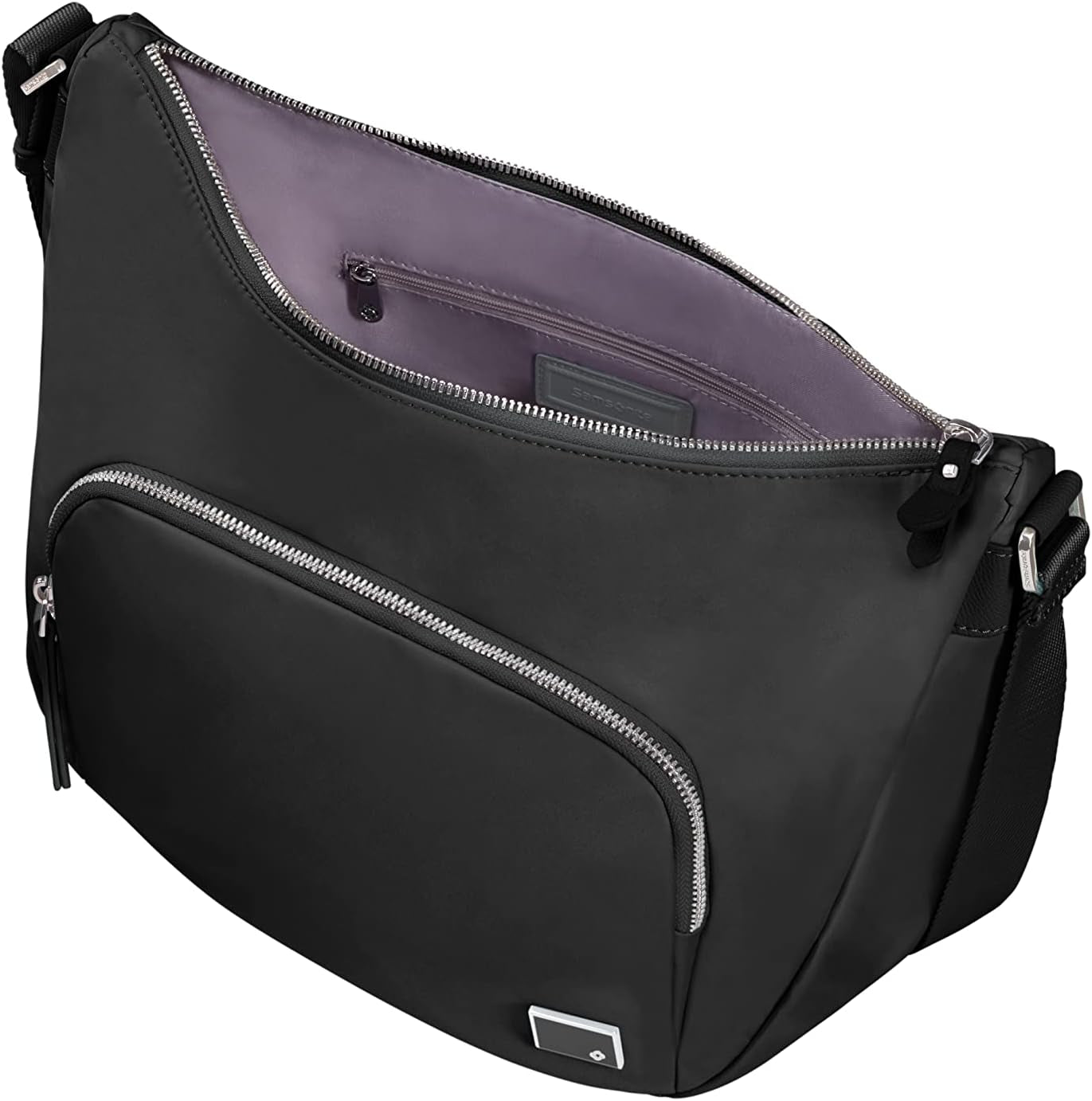 Samsonite Essentially Karissa - Borsa a tracolla M, 36 cm, nero (Black) Borse da donna Naty Shop