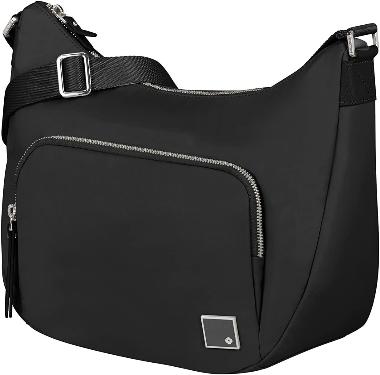 Samsonite Essentially Karissa - Borsa a tracolla M, 36 cm, Nero (Nero) Borse da donna Naty Shop Nero (Nero) Borsa a tracolla M