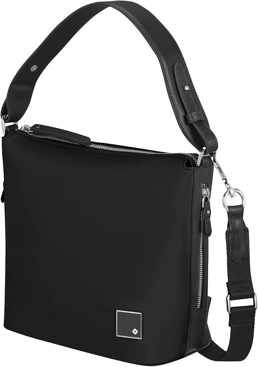 Samsonite Essentially Karissa - Borsa da viaggio S, 27 cm, grigio (Dove Grey) Borse Donna Naty Shop Nero (black)