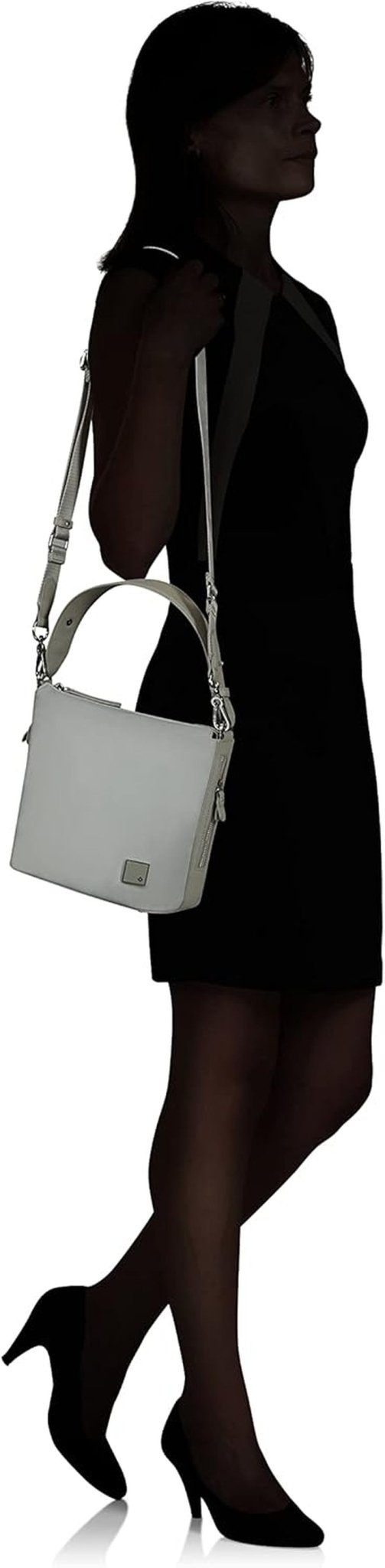 Samsonite Essentially Karissa - Borsa da viaggio S, 27 cm, grigio (Dove Grey) Borse da donna Naty Shop