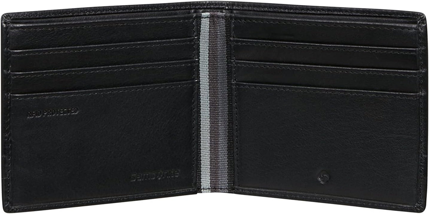 Samsonite Flagged SLG - Portafoglio, 10,5 cm, nero (black) Portafoglio da uomo Naty Shop