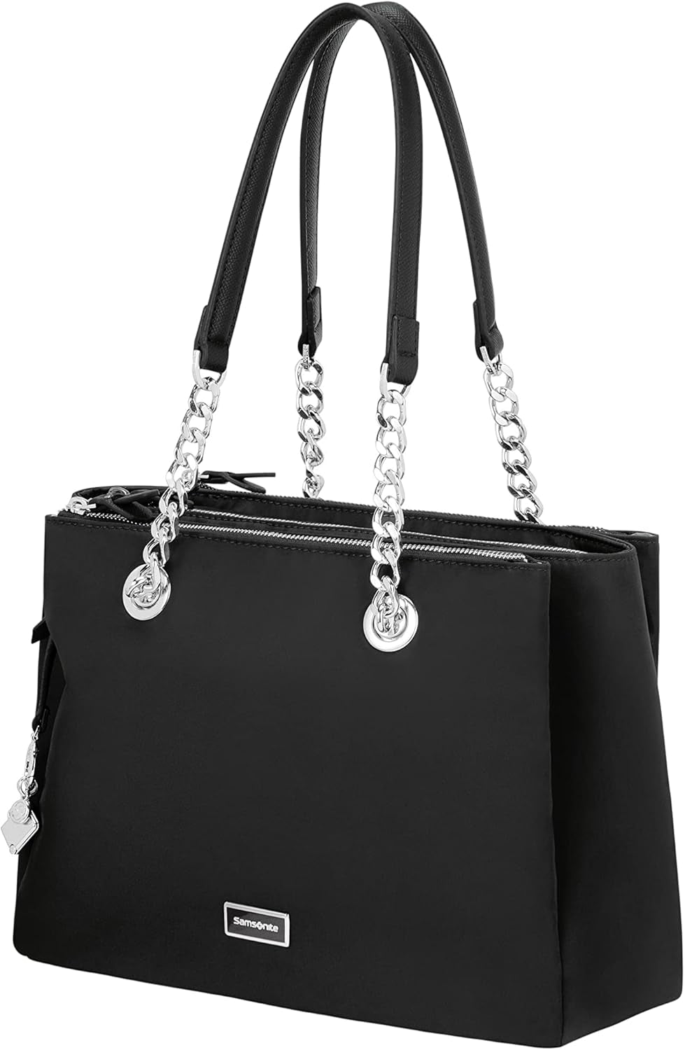 Samsonite Ladies Karissa 2.0 - Borsa a tracolla Bagagli - Borsa a tracolla (confezione da 1) Borse da donna Naty Shop Nero (Eco Black) 34