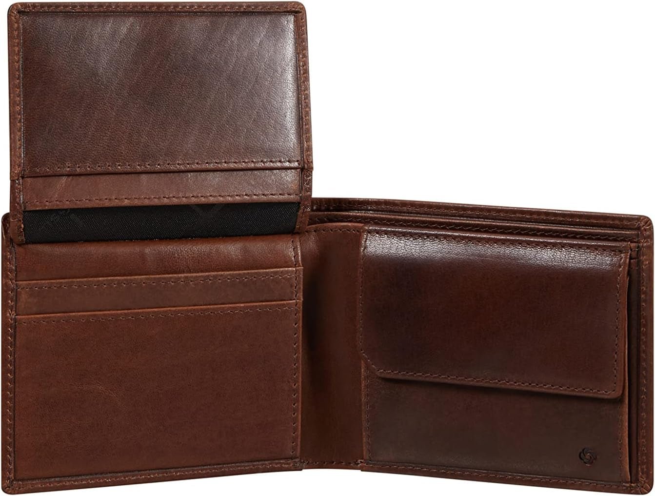 Samsonite Veggy SLG - Portafoglio, 10,5 cm, marrone (marrone scuro) Portafoglio da uomo Naty Shop