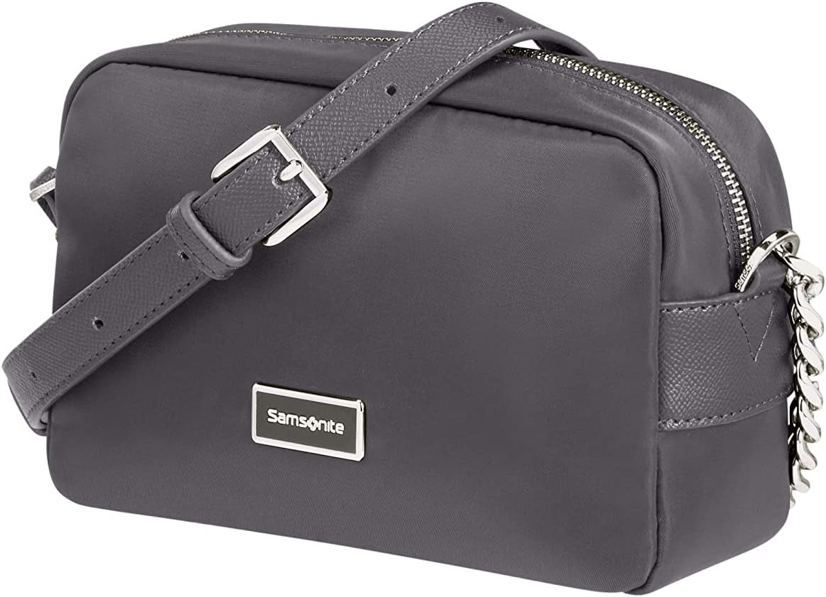 Samsonite Karissa 2.0 da donna - Borsa a tracolla Messenger Bag (1 confezione) Borse da donna Naty Shop Grigio (Eco Dark Grey) Xs (21 cm)