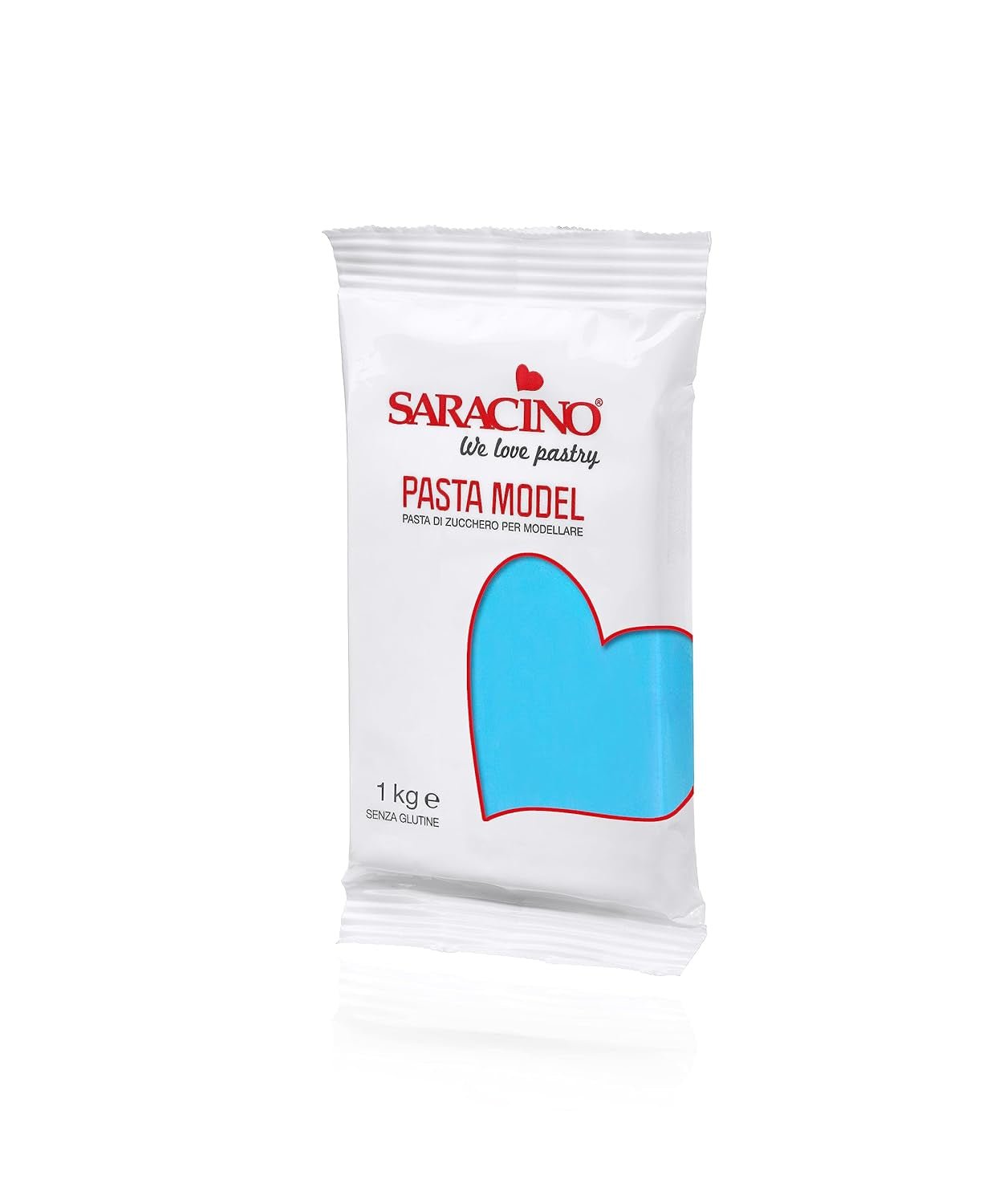 Saracino Fondente Modello Azzurro Da modellare 1 kg Senza Glutine Made In Italy... Pasta di zucchero Naty Shop Default Title