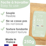 ScrapCooking - Pâte Ã Sucre Vert Sauge 250g - Colorant d'Origine Naturelle - Sans Gluten, Sans Huile de Palme - Pour Gâteaux, Pâtisseries Anniversaire - Vert Pastel - Fabrikie en France - 7621 Pasta di zucchero Naty Shop