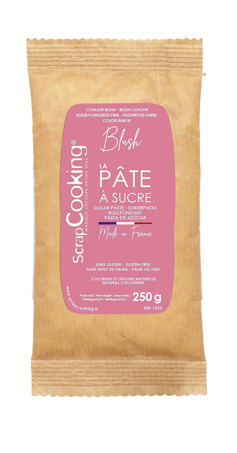 ScrapCooking - Pâte Ã Sucre Vert Sauge 250g - Colorante d'Origine Naturelle - Sans Gluten, Sans Huile de Palme - Pour Gâteaux, Pâtisseries Anniversaire - Vert Pastel - Fabrikie en France - 7621 Pasta di zucchero Naty Shop Pink blush