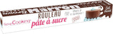 ScrapCooking - Rotolo di fondente rosa â'¬ 36 cm - Fondente nero arrotolato 430 g - Cake topper decorazione fondente topper per torte, dolci, compleanni, feste - Rosa - 7264 Naty Shop Pasta di zucchero di canna