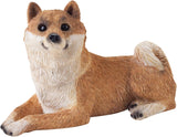 Scultura, Resina, Bianco, Misura Media Naty Shop Statuette e Sculture Taglia S Shiba Inu