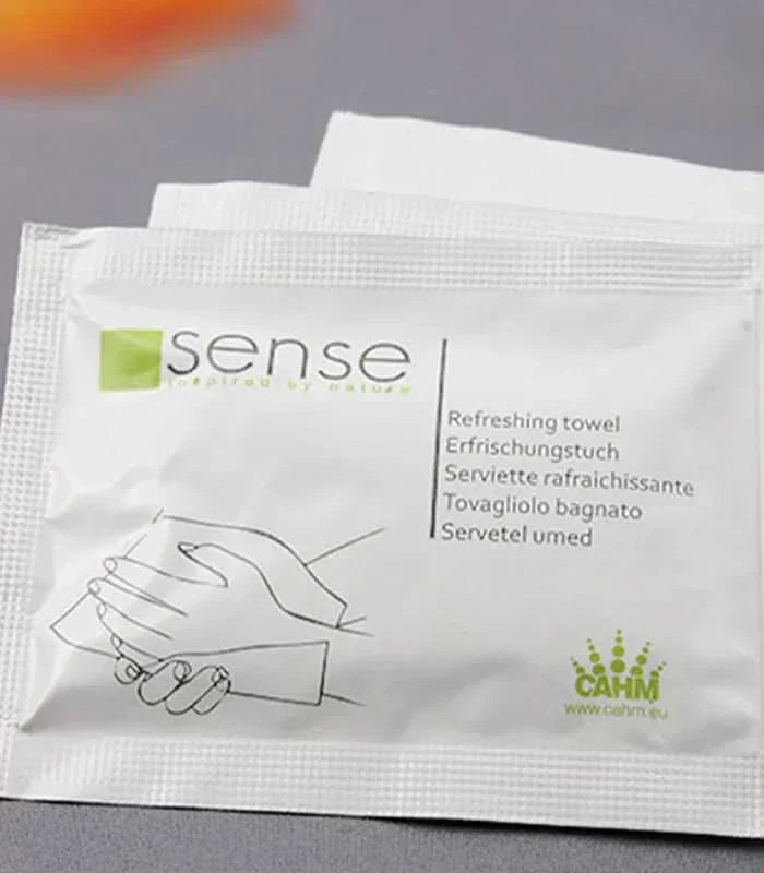 Tovagliolo rinfrescante per hotel – Sense Cosmetica Hoteliera Naty Shop