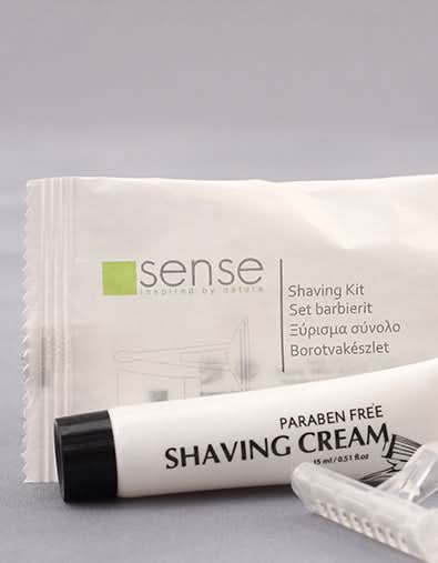 Set crema hotel + rasoio – Sense Cosmetica Hoteliera Naty Shop