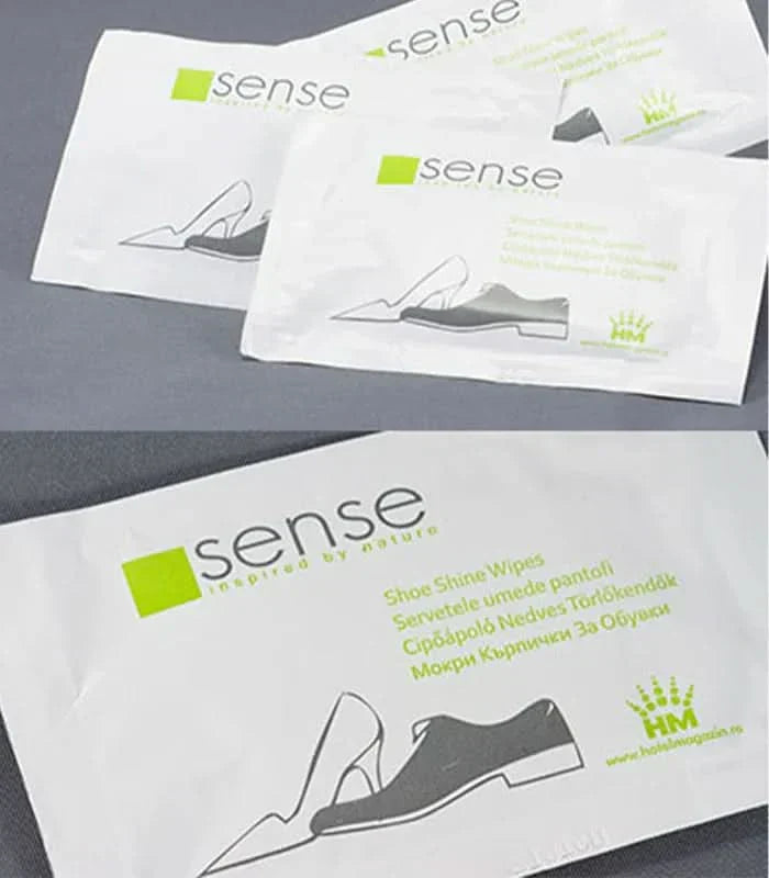 Salviette umidificate per scarpe SENSE Cosmetica Hoteliera Naty Shop