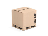 Set 20 scatole di cartone CO3, 300 x 300 x 300 Scatole per imballaggio Nati Shop