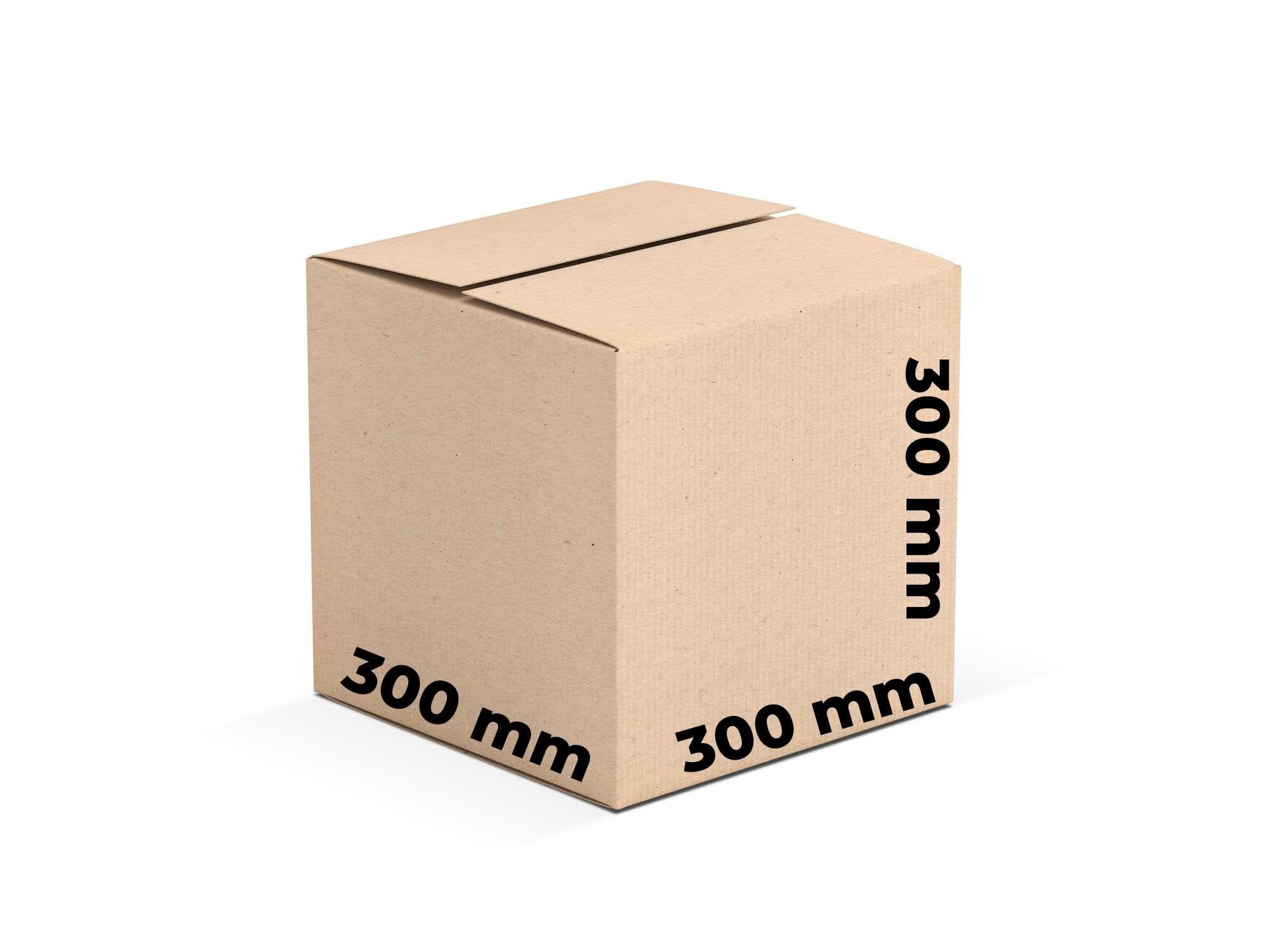 Set 20 scatole di cartone CO3, 300 x 300 x 300 Scatole per imballaggio Nati Shop