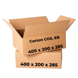 Set 20 scatole di cartone CO5, CB, 220 x 95 x 95 Scatole per imballaggio Nati Shop