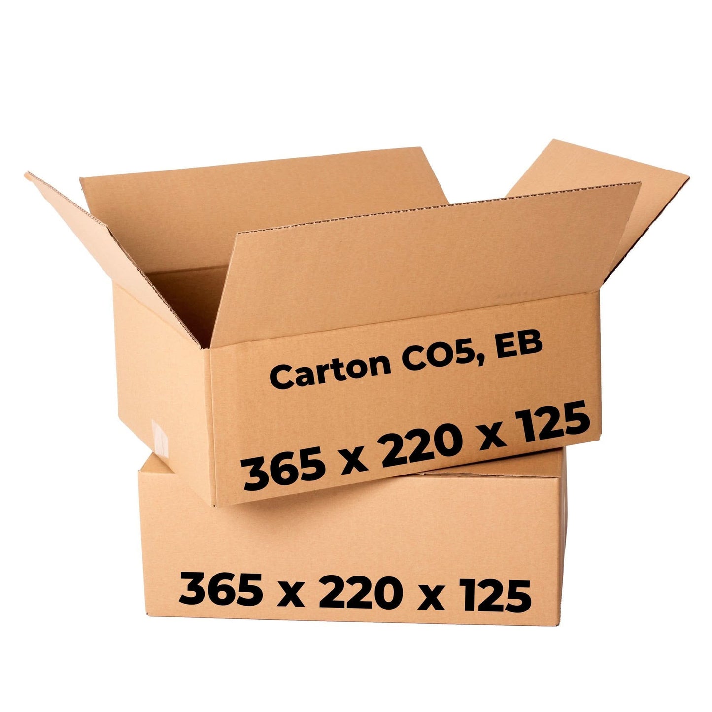 Set 20 scatole di cartone CO5, EB, 365 x 220 x 125 Scatole per imballaggio Nati Shop