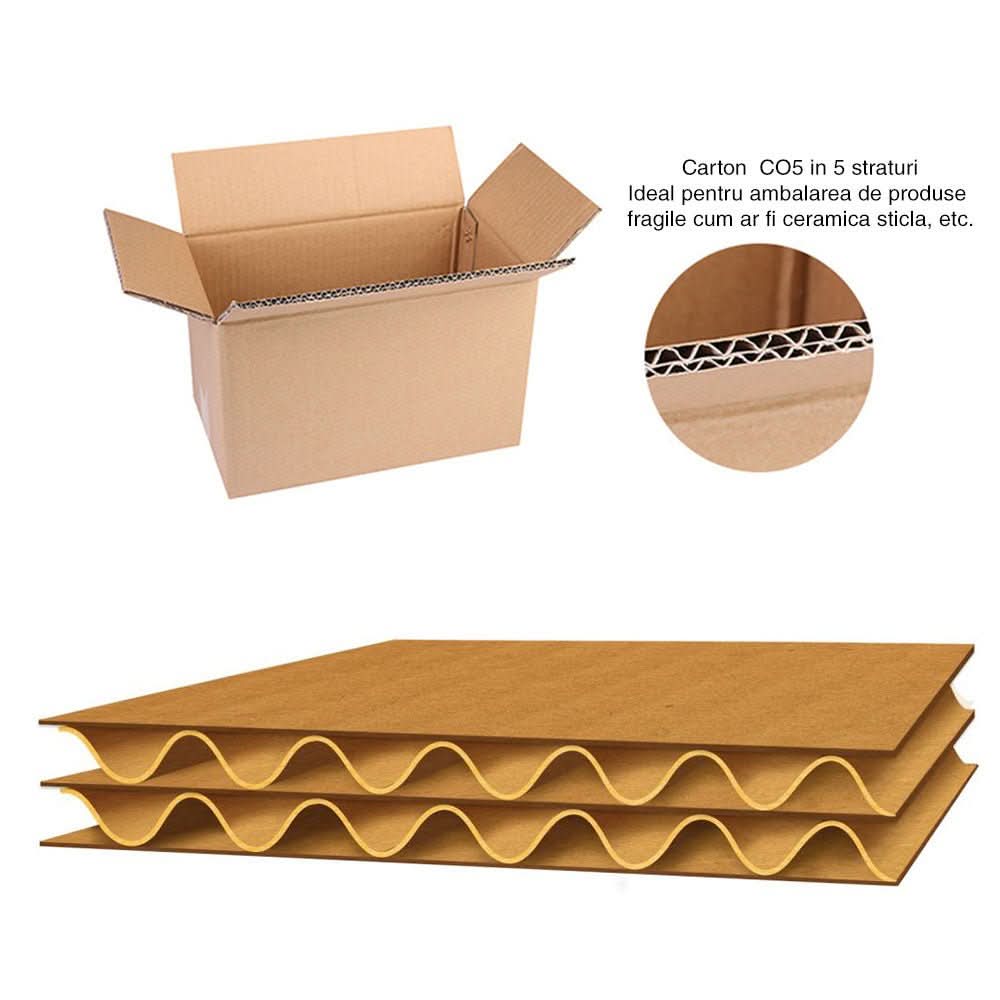 Set 20 scatole di cartone CO5, EB, 400 x 200 x 285 Scatole per imballaggio Nati Shop