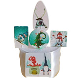 Set di 5 decorazioni in zucchero commestibile, Christmas Nati Shop