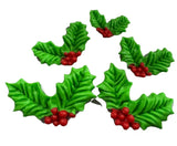 Set decorazioni in zucchero commestibile, Vigilia di Natale, Decorazioni in Pasta di Zucchero Leonessa Nati Shop