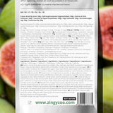 Fichi liofilizzati Fichi secchi 100% naturali | Senza zuccheri aggiunti Dolci liofilizzati salutari | Frutta liofilizzata Fichi liofilizzati | ZingyZoo (100g) Naty Shop prodotti disidratati