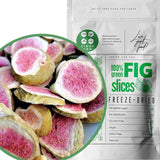 Fichi liofilizzati Fichi secchi 100% naturali | Senza zuccheri aggiunti Dolci liofilizzati salutari | Frutta liofilizzata Fichi liofilizzati | ZingyZoo (100g) Naty Shop prodotti disidratati 100 G (1 confezione)
