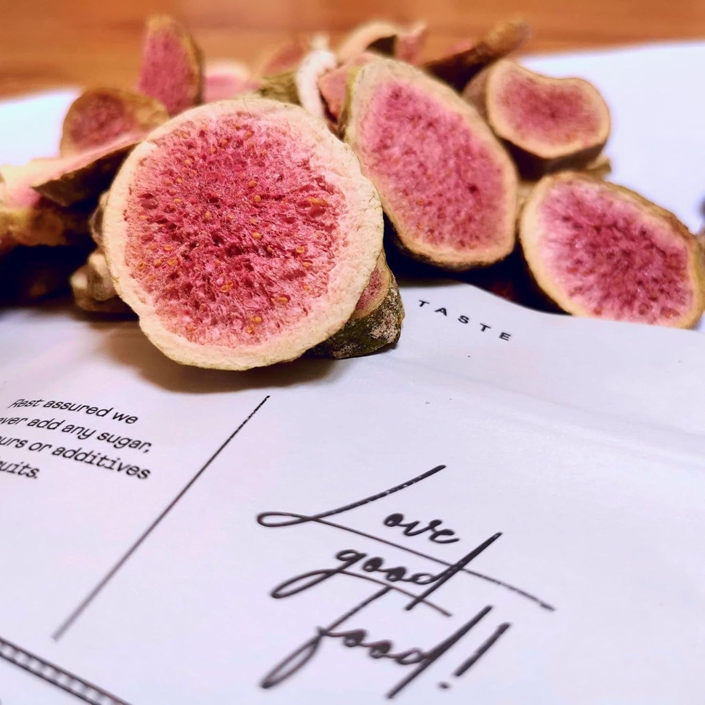 Fichi liofilizzati Fichi secchi 100% naturali | Senza zuccheri aggiunti Dolci liofilizzati salutari | Frutta liofilizzata Fichi liofilizzati | ZingyZoo (100g) Naty Shop prodotti disidratati