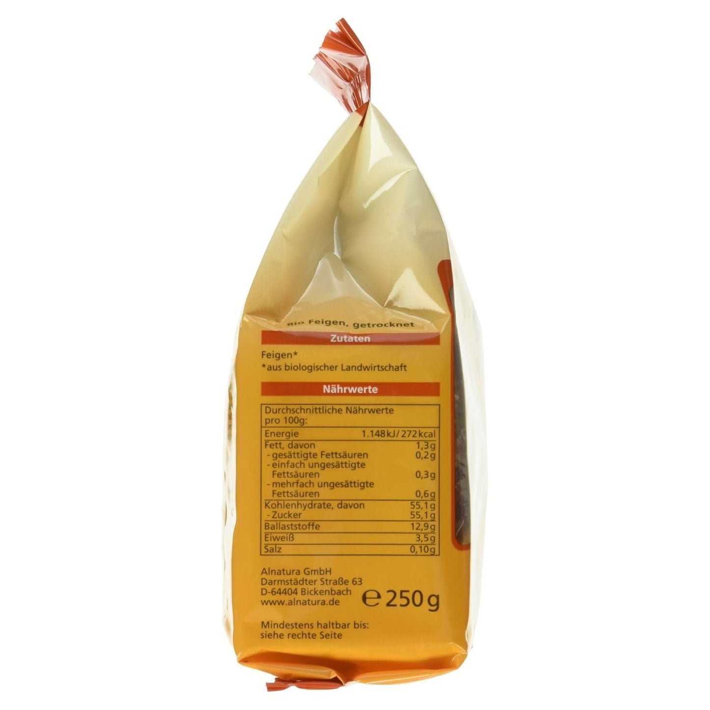 Fichi secchi biologici, 250g prodotti disidratati Naty Shop