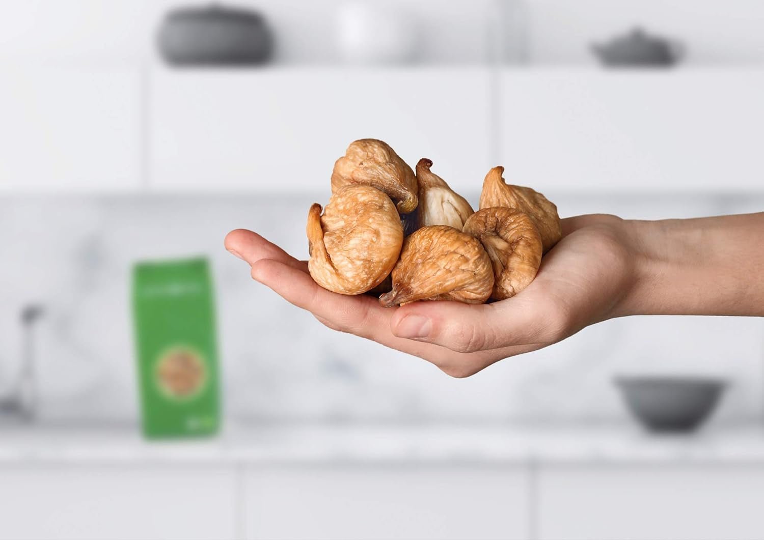 Fichi secchi Mundo Feliz da agricoltura biologica, 2 x 500 g di prodotti disidratati Naty Shop