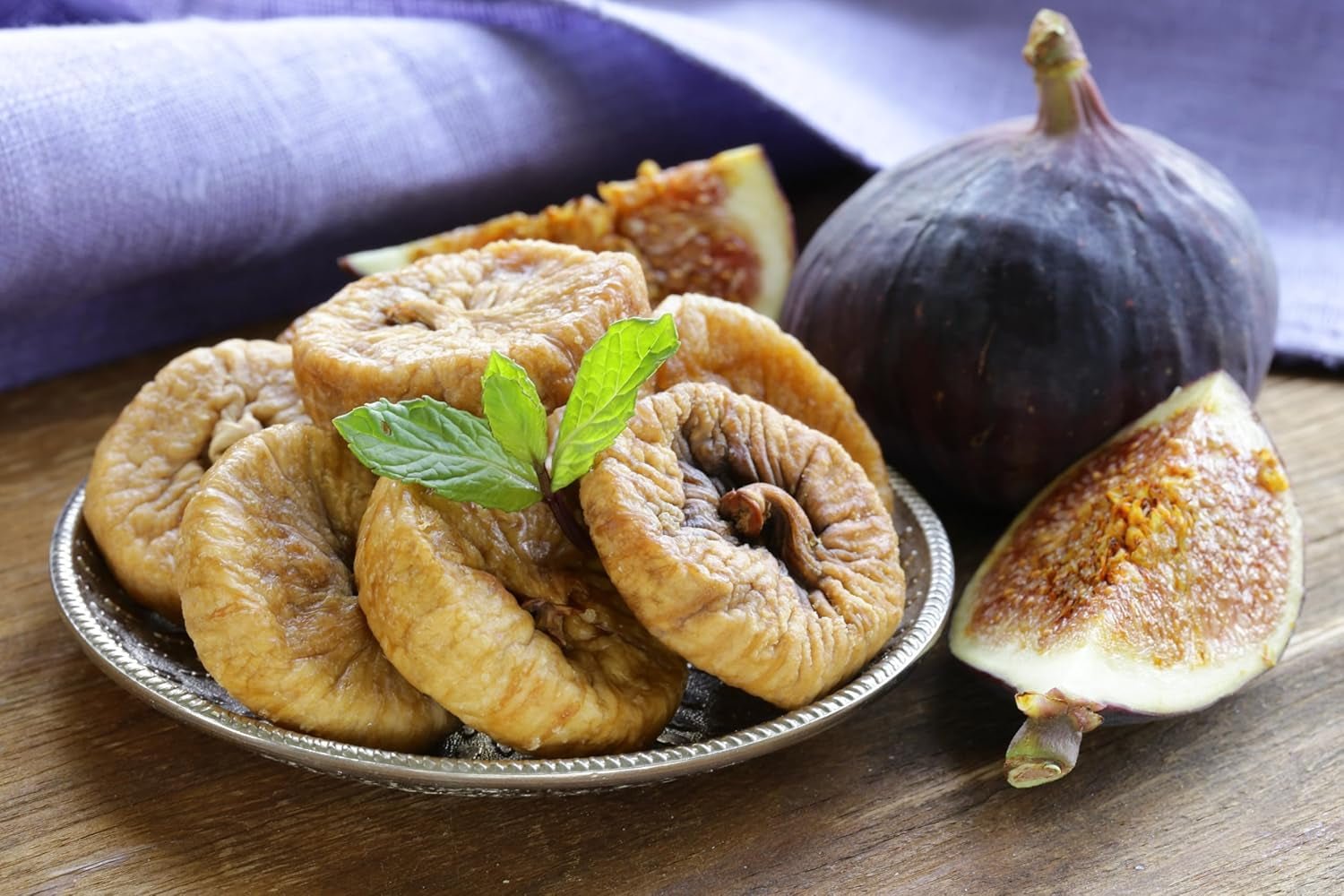 Fichi secchi Mundo Feliz da agricoltura biologica, 2 x 500 g di prodotti disidratati Naty Shop