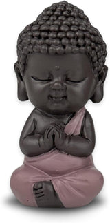 Statuetta Toga rosa Baby Buddha - Statuetta gioiosa e ispiratrice - Talismano positivo - Idea regalo carina e spirituale - H 7 cm - Statuette e sculture Zen'Light Naty Shop Titolo predefinito