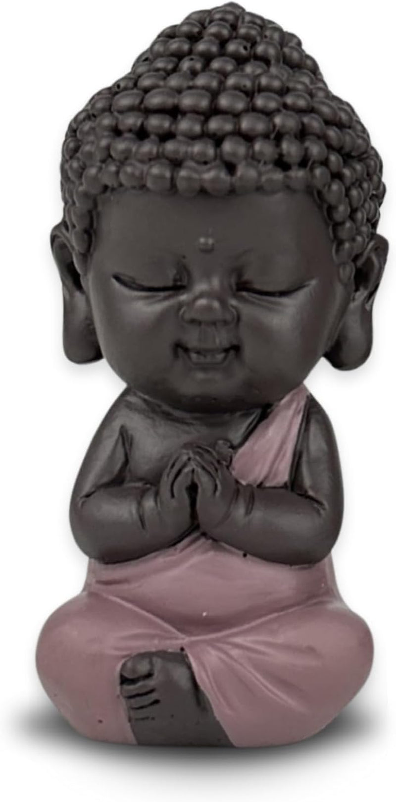 Statuetta Toga rosa Baby Buddha - Statuetta gioiosa e ispiratrice - Talismano positivo - Idea regalo carina e spirituale - H 7 cm - Statuette e sculture Zen'Light Naty Shop Titolo predefinito