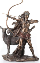 Statua in bronzo della dea della caccia e della natura selvaggia Statuette e sculture Naty Shop Titolo predefinito