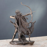 Statua in bronzo della dea della caccia e delle selvagge Naty Shop statuette e sculture