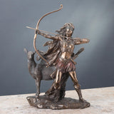 Statua in bronzo della dea della caccia e delle selvagge Naty Shop statuette e sculture