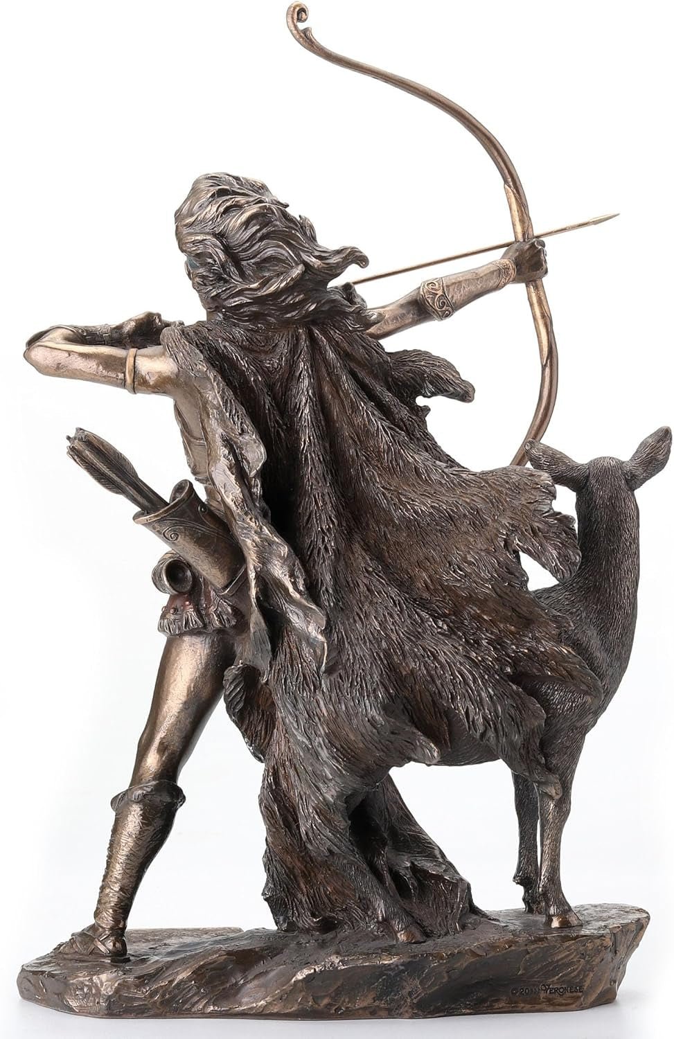 Statua in bronzo della dea della caccia e delle selvagge Naty Shop statuette e sculture