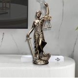 Statua della Giustizia 30,5 cm Statua della Giustizia Dea della Giustizia Scultura della Giustizia Angelo greco-romano Giustizia Statue cieche per arredamento Statuette e sculture Naty Shop