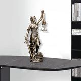 Statua della Giustizia 30,5 cm Statua della Giustizia Dea della Giustizia Scultura della Giustizia Angelo greco-romano Giustizia Statue cieche per arredamento Statuette e sculture Naty Shop