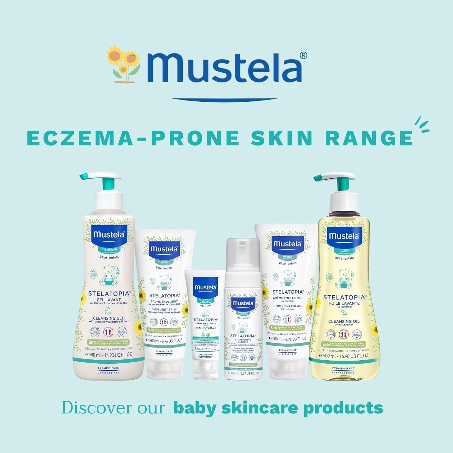 Stelatopia Shampoo Mousse per cuoio capelluto con secchezza estrema o dermatite atopica, capelli, neonati, bambini, tutta la famiglia - riduce arrossamenti e prurito (150ml) Bambini - Bagno e Cura della Pelle Naty Shop