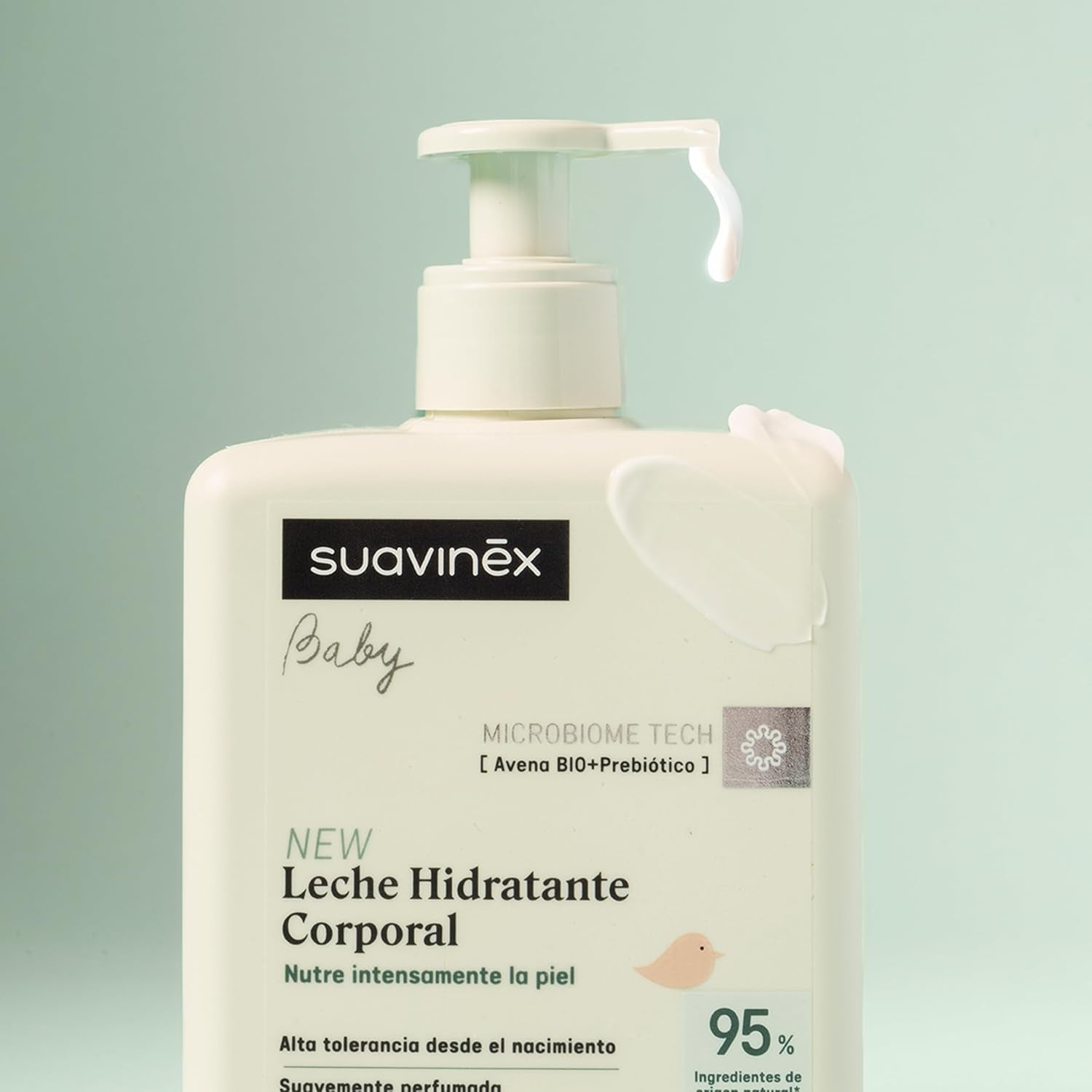Suavinex, Syndet baby shampoo per pelle e capelli, senza sapone, 750ml + lozione corpo idratante, 750ml, adatto per pelli sensibili e neonati, con il 90%-93% di ingredienti naturali. Bambini - Negozio Naty per il bagno e la cura della pelle