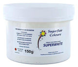 Sugarflair Superwhite Glassa Sbiancante, Glassa Reale Sbiancante, Colorante Alimentare Commestibile Extra Bianco - 150g Naty Shop Pasta di Zucchero Titolo predefinito