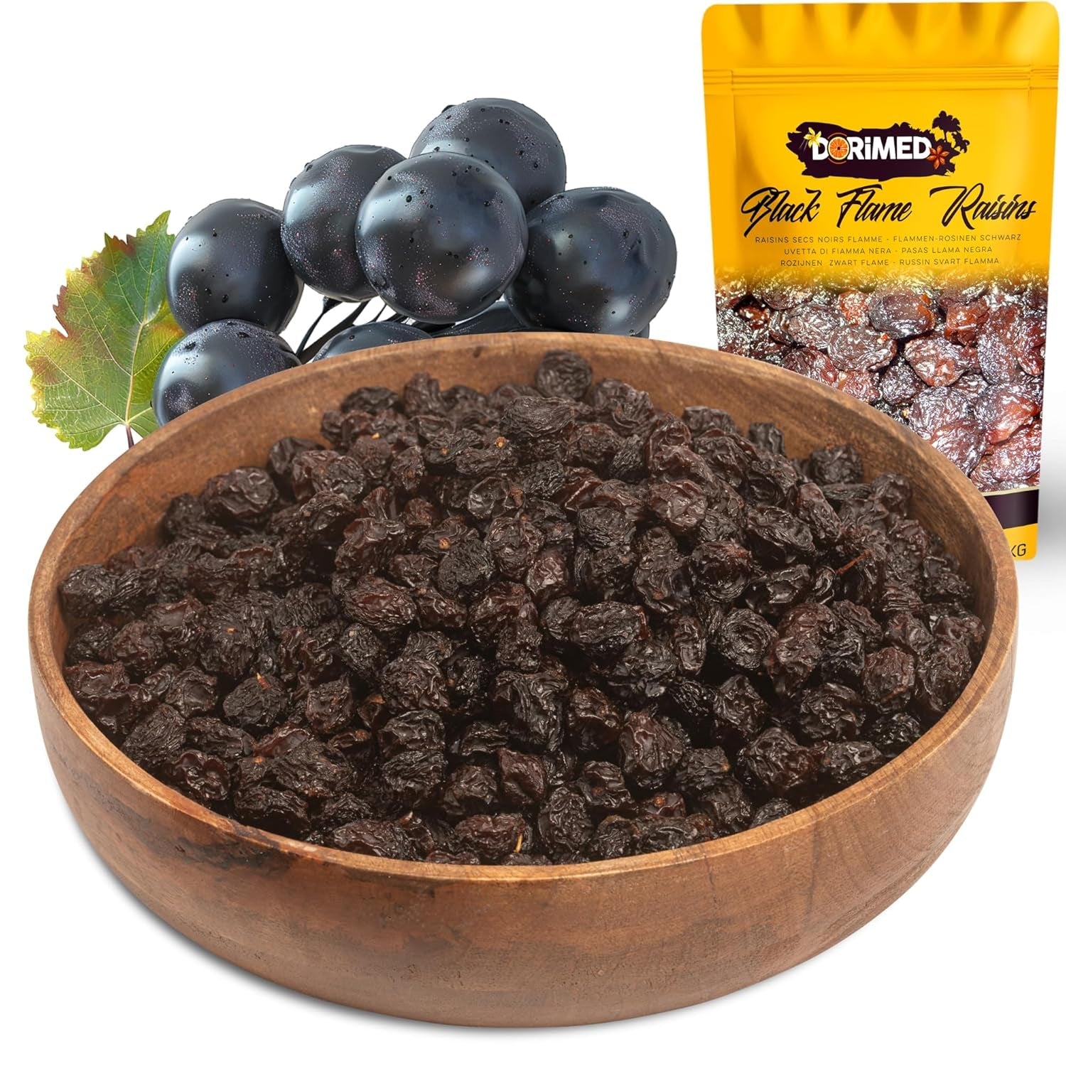 Uva sultanina nera viola 1 kg | Uva secca | Senza semi e senza zucchero | prodotti senza ingegneria genetica | Adatto a vegetariani e vegani | Ideale da abbinare al cioccolato. Prodotti disidratati Naty Shop Titolo predefinito