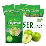 Fragole liofilizzate estive - confezione da 5 - senza zucchero, 100% naturali, deliziosi snack croccanti per bambini e adulti, ideali per cereali e lunch box (55g) Prodotti disidratati Naty Shop Confezione da 5 Mele
