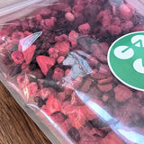 Mix di frutta liofilizzata Super Berries | XL 300g Frutta secca senza zucchero | Frutta secca | Frutta secca Fragole liofilizzate Lamponi Mirtilli liofilizzati ZingyZoo Prodotti disidratati Naty Shop