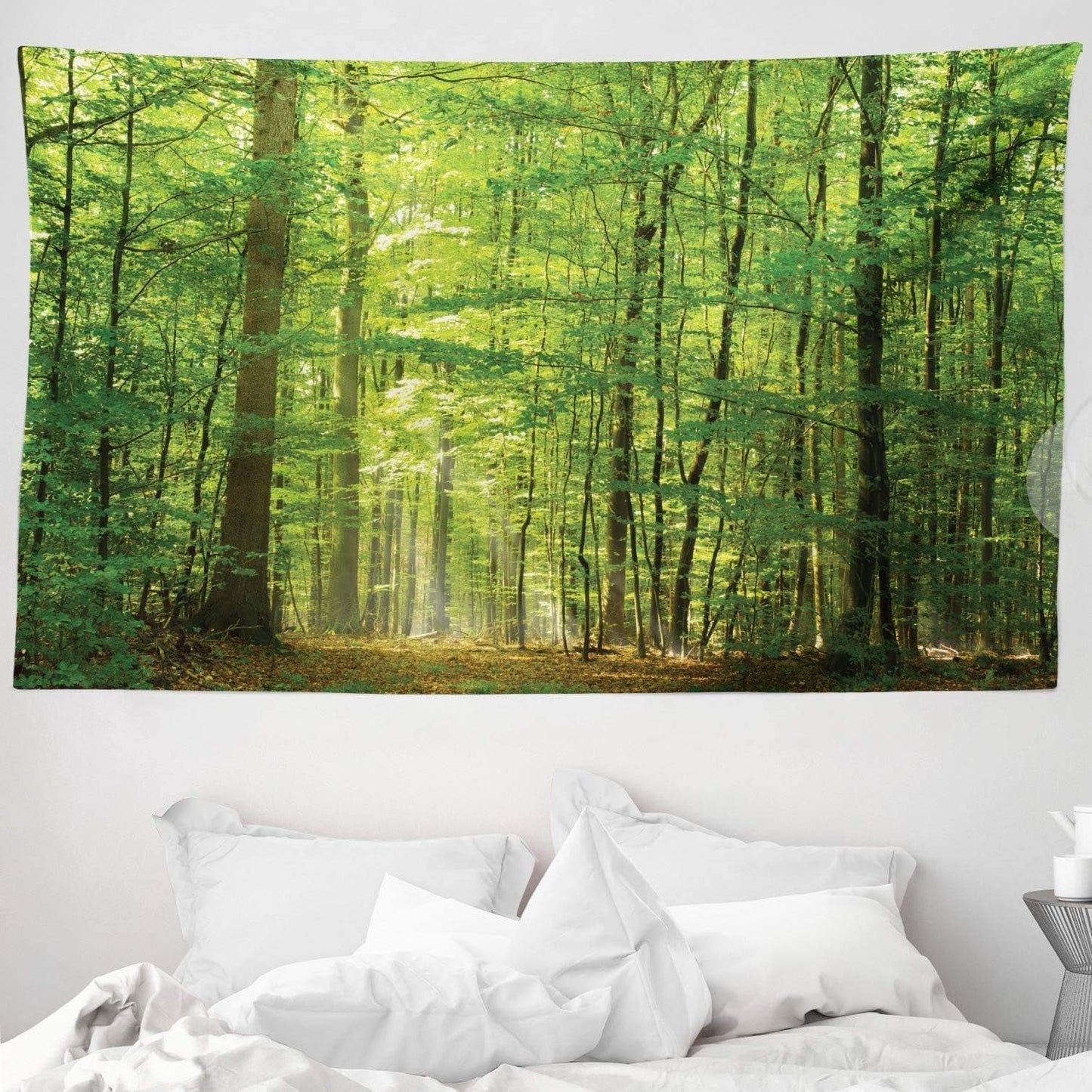 Arazzo Abakuhaus Copriletto Foresta Foglie Home - Accessori e Decorazioni Naty Shop Titolo predefinito