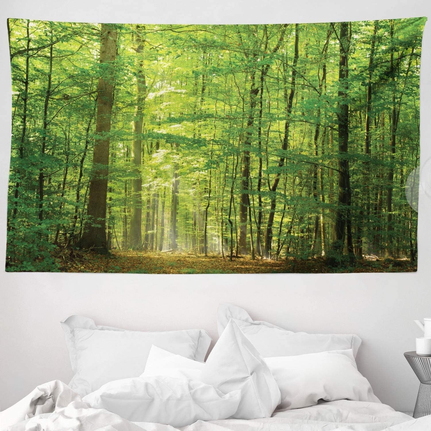 Arazzo Abakuhaus Copriletto Foresta Foglie Home - Accessori e Decorazioni Naty Shop Titolo predefinito