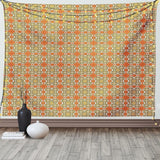 Arazzo abakuhaus Wanderlust mappa degli animali del mondo dei cartoni animati - Naty Shop